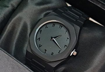 ذكر وأنثى)ساعة بلاك أورا)-Black Aura Watch (Male/Female)